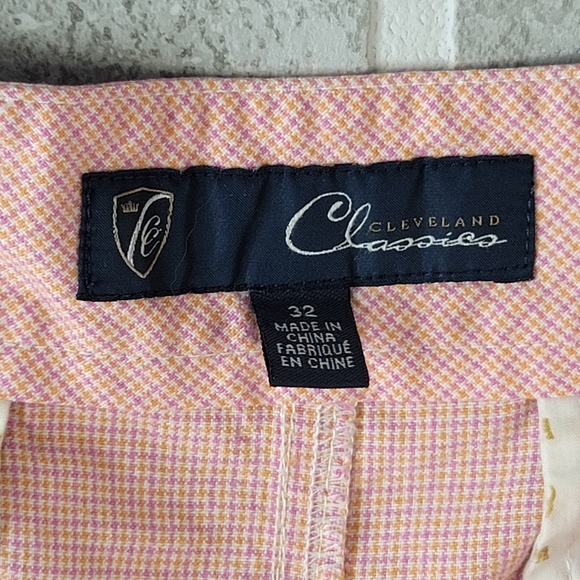 Cleavland Classics Coral Colored Golf Shorts Men's Shorts Size 32 - Picture 8 of 14